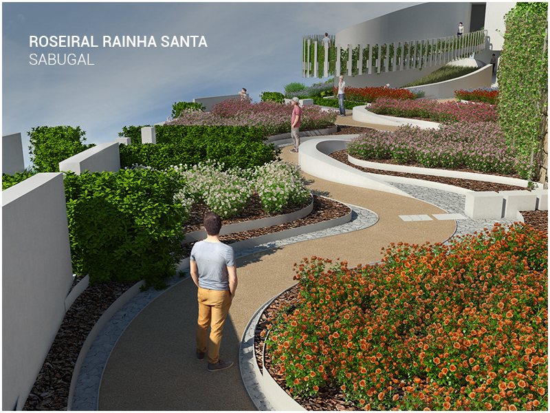 Roseiral Rainha Santa